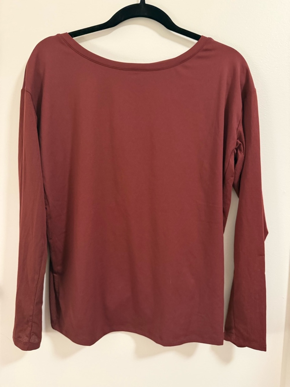 Fabletics Long Sleeve Scoop Neck Top - Mauve Rose